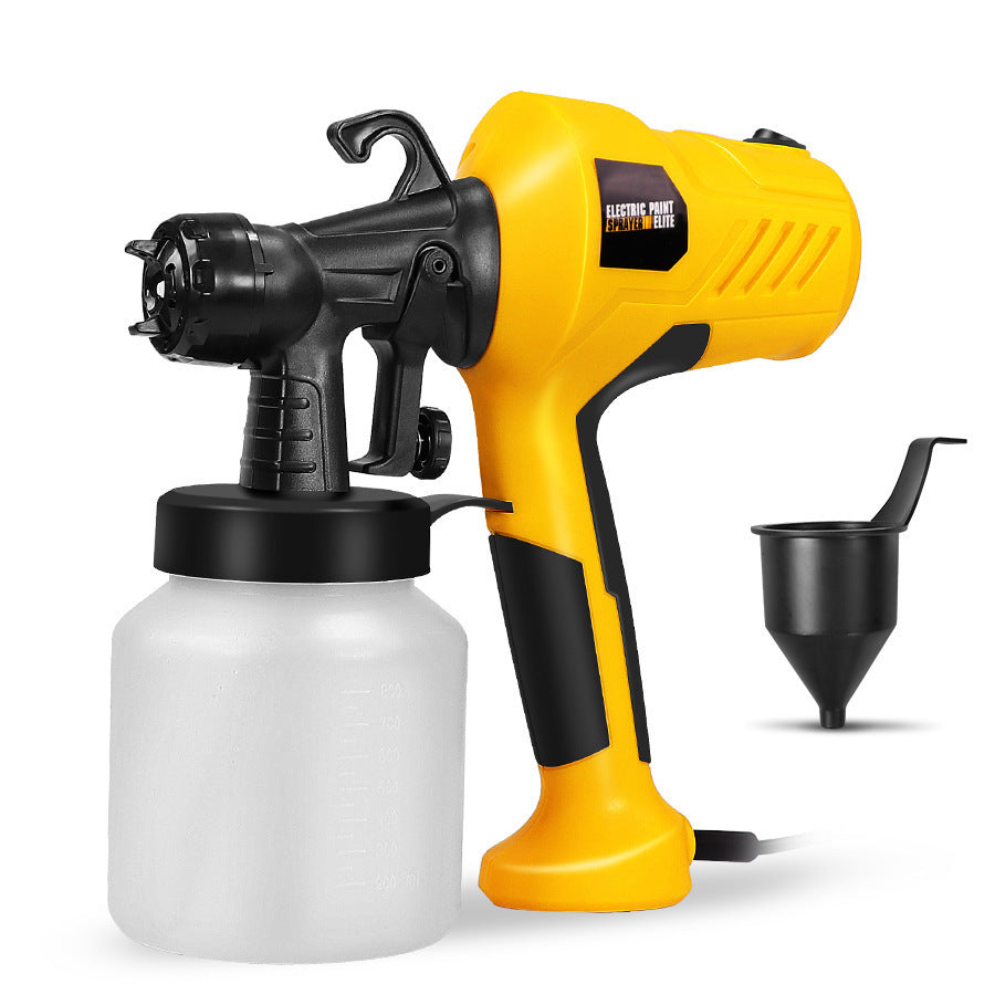 High voltage electric paint spray gun