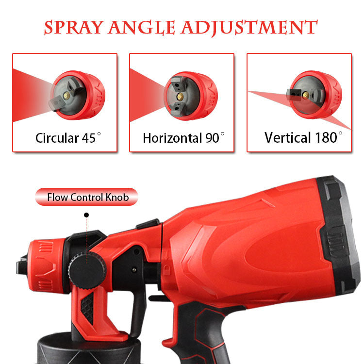 Electric Spray Gun High Pressure Automatic Apray Paint Portable Handheld Paint Watering Spray Gun